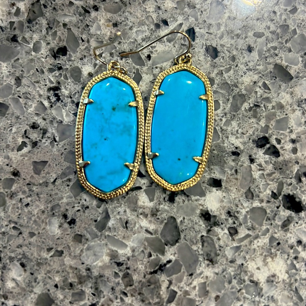 Kendra Scott turquoise earrings